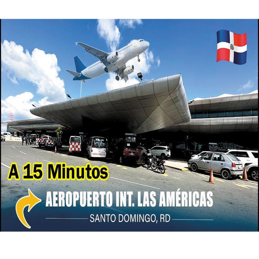 Apartamento Amueblado Caribe, Santo Domingo A 10 Minutos Del Aeropuerto Internacional De Las Americas Dış mekan fotoğraf